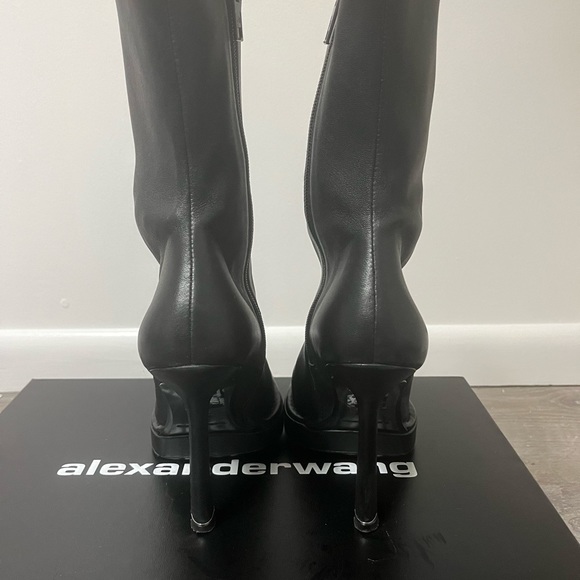 Alexander Wang Bardot Platform Bootie stretch Nappa - Picture 5 of 10